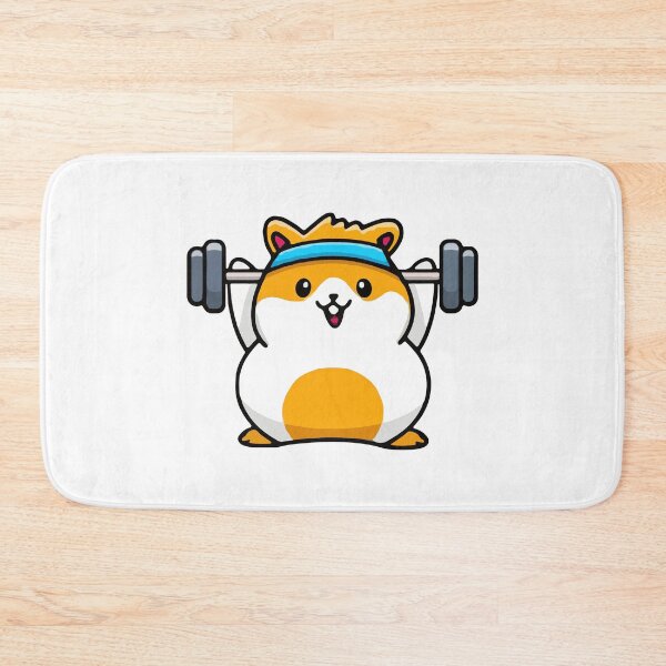 Item preview, Hamster Weight Training With Barbell designed and sold by FerrenSmall.
