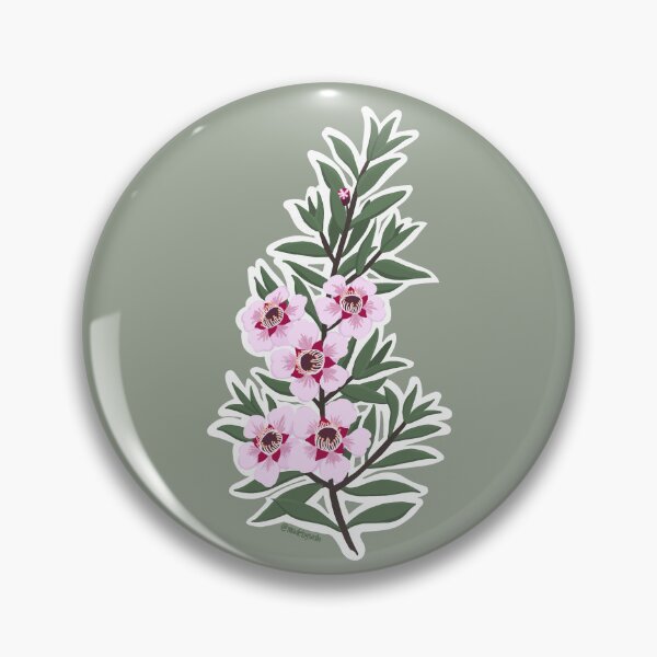 Item preview, Aotearoa New Zealand Native Mānuka Flower designed and sold by madebysash.