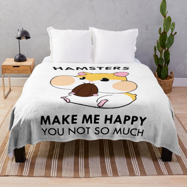 Item preview, Hamsters Make Me Happy You Not So Much designed and sold by FerrenSmall.