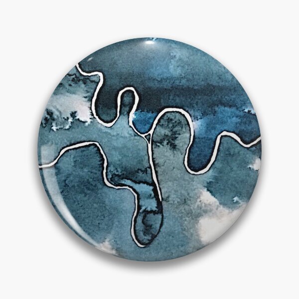 Item preview, Digitized handmade painting. River - 6 designed and sold by PupAlexArt.