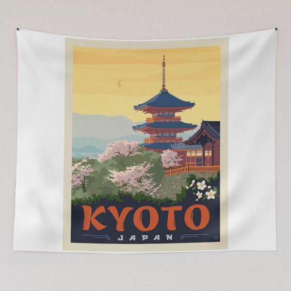 Item preview, Travel Kyoto Japan Poster designed and sold by joesbokey.