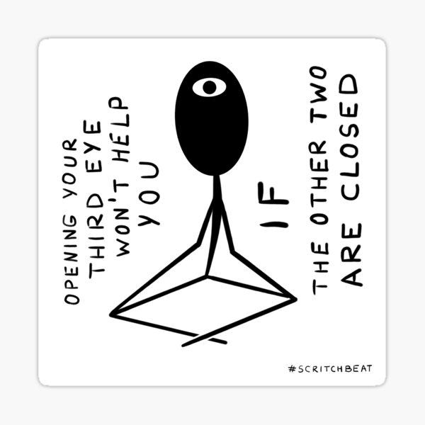 The third eye Sticker
