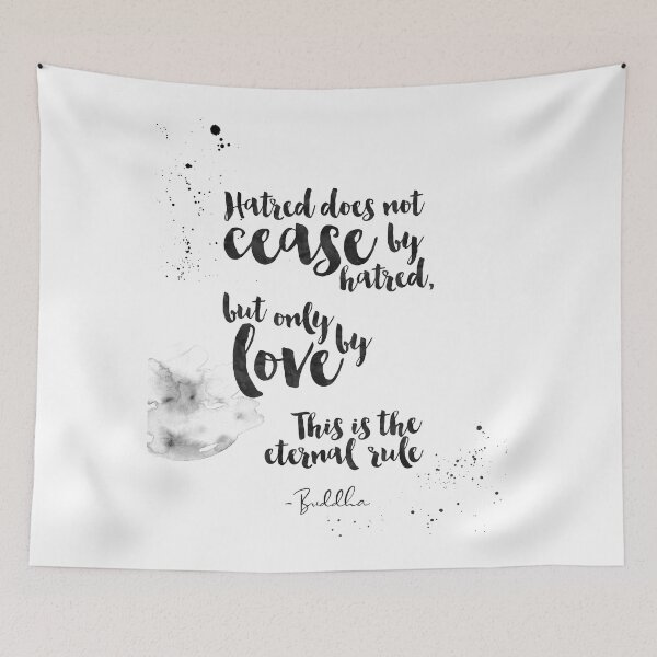 Item preview, Cease Hatred With Love - Quotes By Buddha On Love designed and sold by Buddhaport.