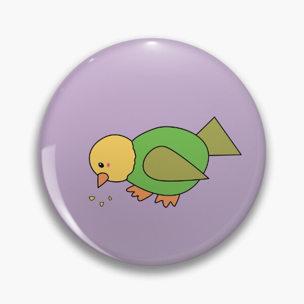 Item preview, cute bird pecking seed designed and sold by ZJOCreative.