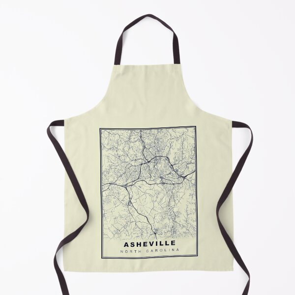 Item preview, Minimalist  Asheville Map Inspired By Vintage Style designed and sold by Tamas Das.