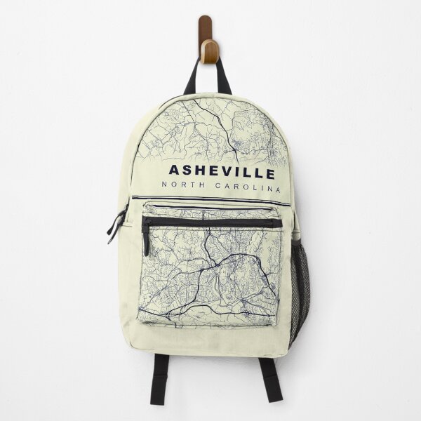Item preview, Minimalist Asheville Map Inspired By Vintage Style designed and sold by Tamas Das.