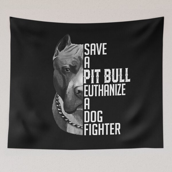 Item preview, Save A Pitbull Euthanize A Dog Fighter for Women Men designed and sold by JohnTaylor2020.