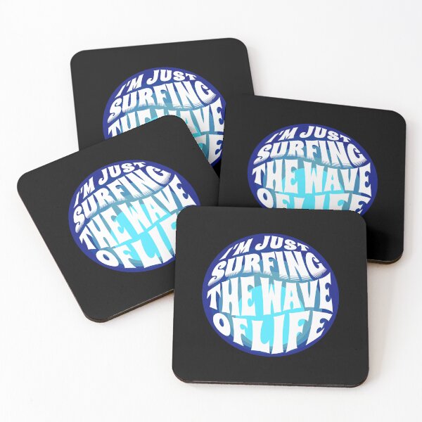 Item preview,  I'm Just Surfing The Wave of Life designed and sold by Surfing Designs.Life.