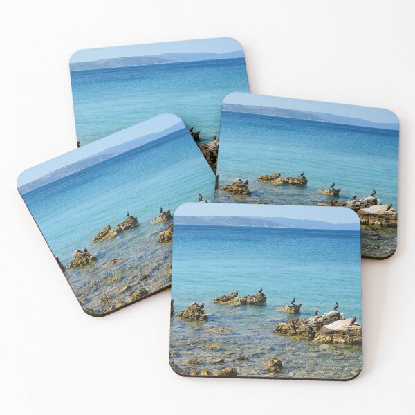 Item preview, Cormorants off the Punat Coast in Krk, Croatia designed and sold by jojobob.