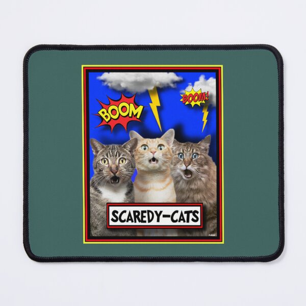 Item preview, Cat Anxiety Angst T-ShirtSCARED FREAKED OUT CATS designed and sold by AzonHip.