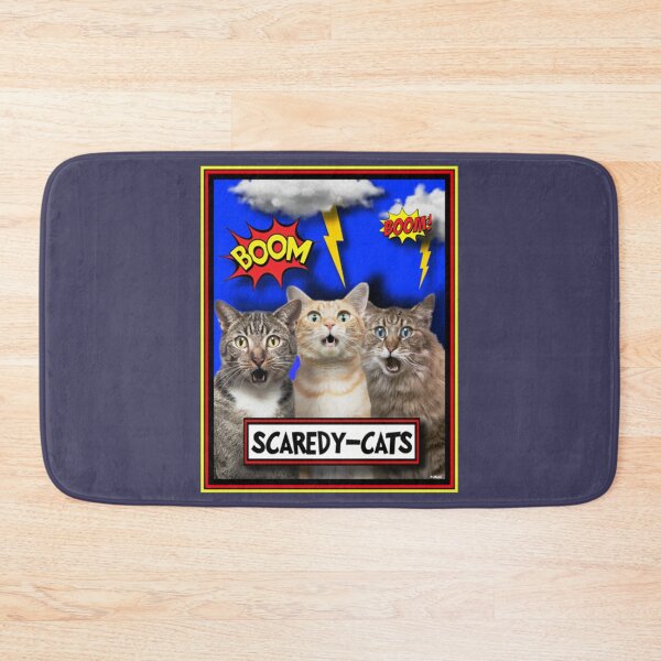 Item preview, Cat Anxiety Angst T-ShirtSCARED FREAKED OUT CATS  designed and sold by AzonHip.