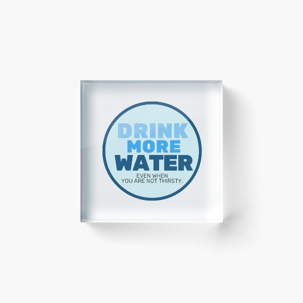 Item preview, Drink more water Hydrate designed and sold by JooArtPrints  ★★★★★.