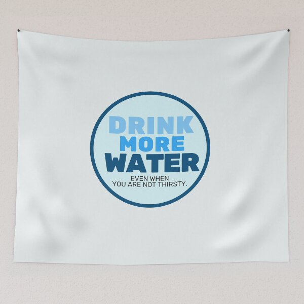Item preview, Drink more water Hydrate designed and sold by JooArtPrints  ★★★★★.