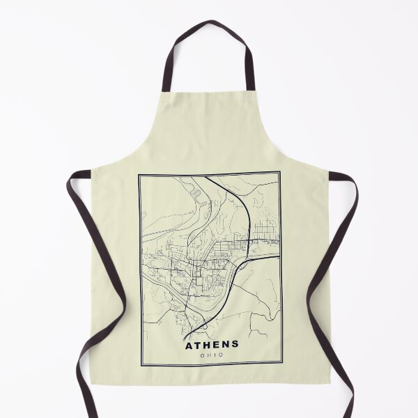 Item preview, Minimalist Athens Map Inspired By Vintage Style designed and sold by Tamas Das.