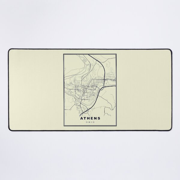 Item preview, Minimalist Athens Map Inspired By Vintage Style designed and sold by Tamas Das.