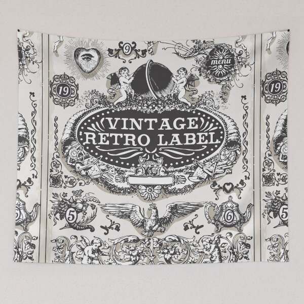 Item preview, Vintage tattoo Hand Drawn  designed and sold by aurielaki.