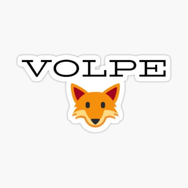 Volpe Stickers for Sale