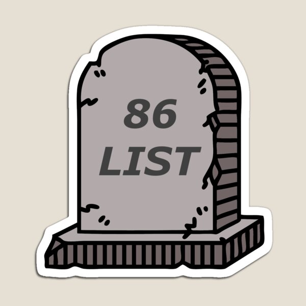 86 Product List