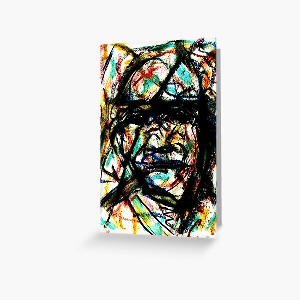 Jackson Pollock Greeting Card