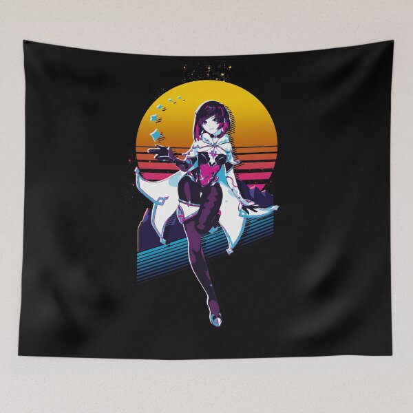 Item preview, Genshin Impact - Yelan *80s retro* designed and sold by MyRetroArt.