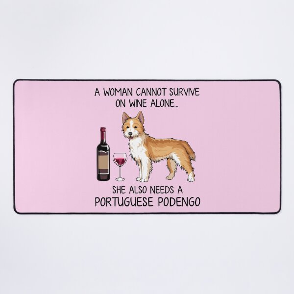 Item preview, Portuguese Podengo and wine Funny gift for dog mom designed and sold by TeeDoozy.