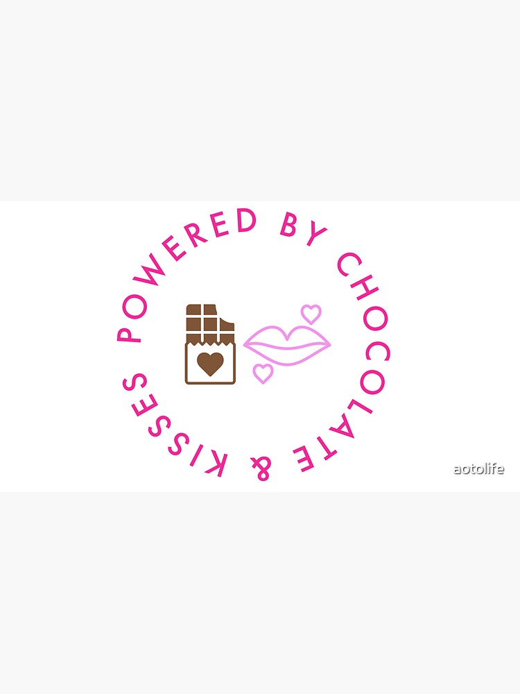 Thumbnail 7 of 7, Cap, Powered By Chocolate & Kisses designed and sold by aotolife.