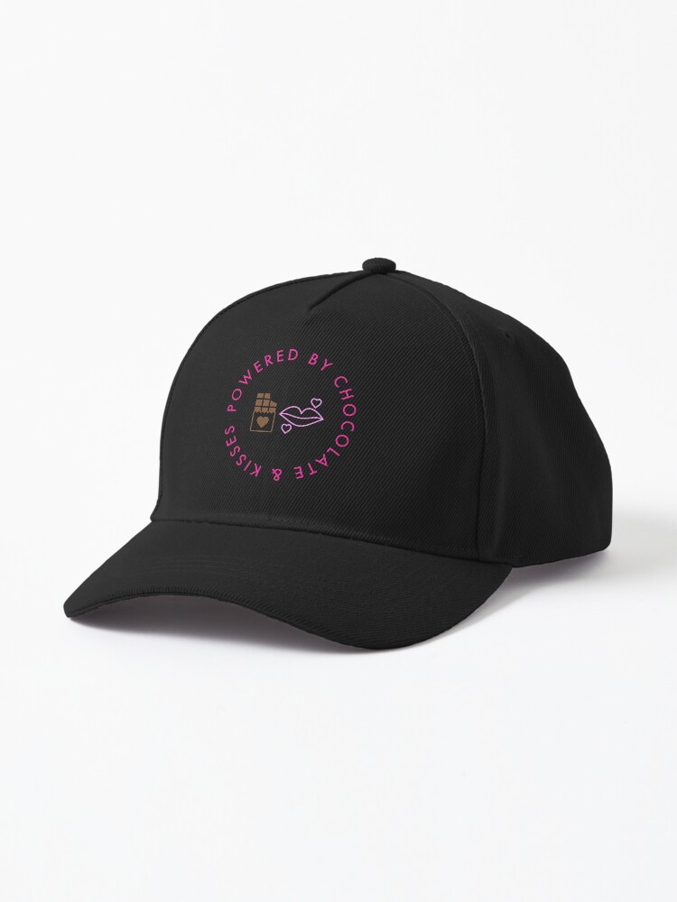 Thumbnail 1 of 7, Cap, Powered By Chocolate & Kisses designed and sold by aotolife.