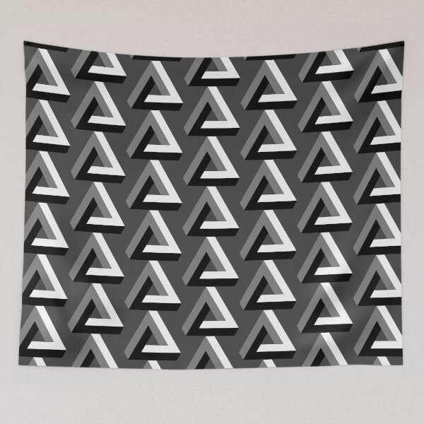 Item preview, Penrose Triangle, Impossible Triangle designed and sold by JoAnnFineArt.