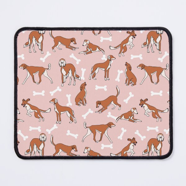 Item preview, Playing Red Saluki - Pink Background designed and sold by Lulupainting.