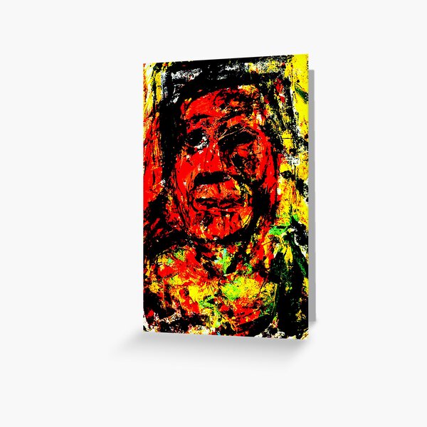 Face Greeting Card