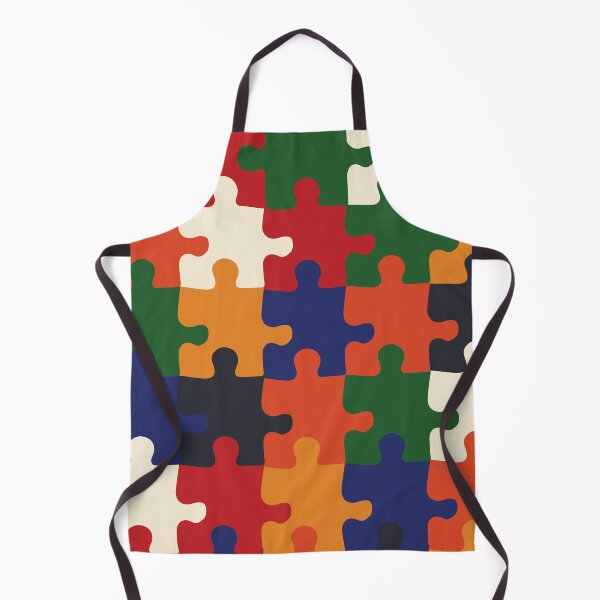 Item preview, Retro Groovy Puzzle Pieces - True Autumn Puzzles - Seasonal Palette designed and sold by aaalou.