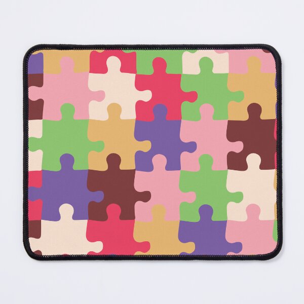 Item preview, Retro Groovy Puzzle Pieces - True Spring Puzzles - Seasonal Palette designed and sold by aaalou.