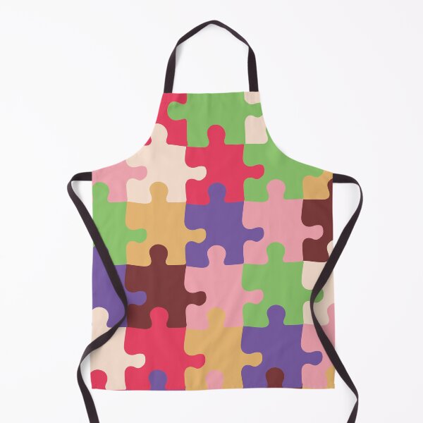 Item preview, Retro Groovy Puzzle Pieces - True Spring Puzzles - Seasonal Palette designed and sold by aaalou.