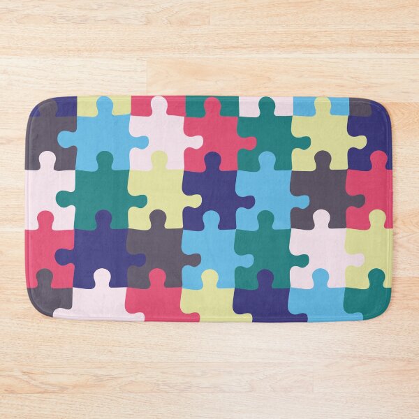 Item preview, Retro Groovy Puzzle Pieces - True Summer Puzzles - Seasonal Palette designed and sold by aaalou.