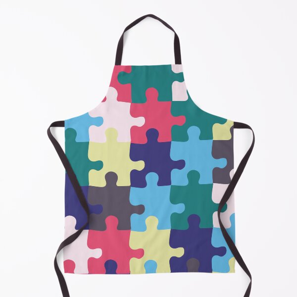 Item preview, Retro Groovy Puzzle Pieces - True Summer Puzzles - Seasonal Palette designed and sold by aaalou.
