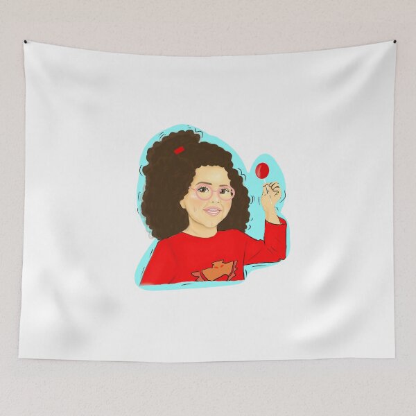 Item preview, Curly hair kid cartoon custom  designed and sold by Imanitasong.