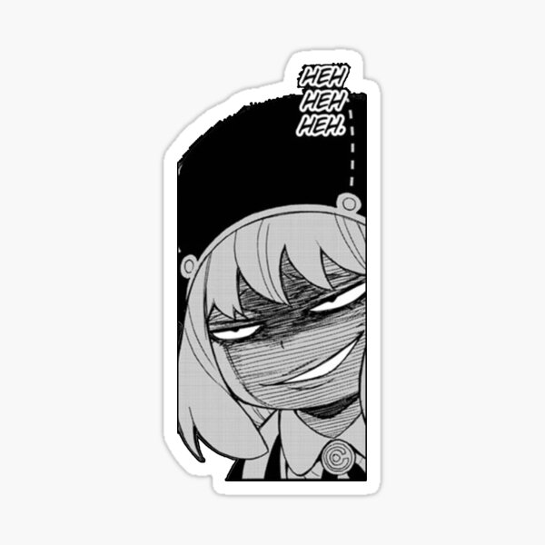 Anya Smug Face Stickers for Sale