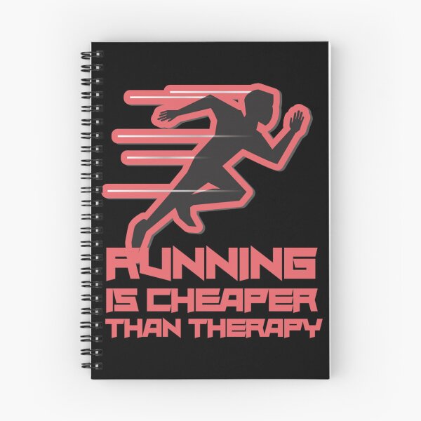 Item preview, Copy Of Running Is Cheaper Than Therapy Red Essential T-Shirt designed and sold by janlzmaude.