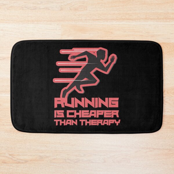 Item preview, Copy Of Running Is Cheaper Than Therapy Red Essential T-Shirt designed and sold by janlzmaude.