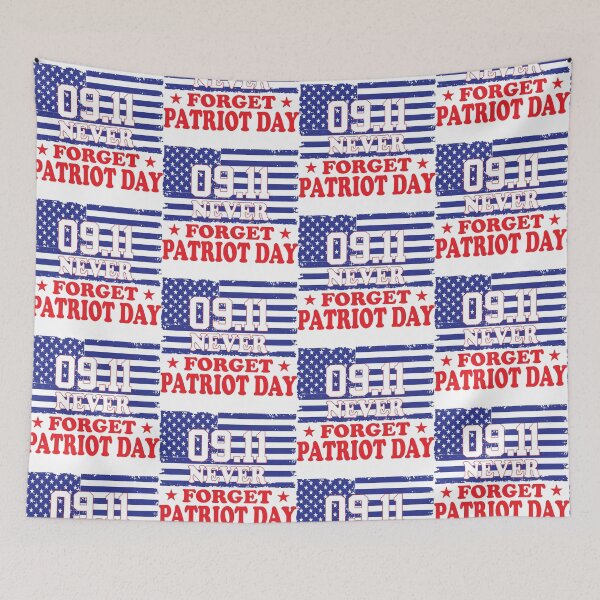 Artikelvorschau, Never Forget 9 11 America is Great Patriotism The Patriots Blood is the seed of Freedom Tree America Flag Happy Life Apparel Essential Motivation Inspiration Joy Mood entworfen und verkauft von DesignByHeartUK.