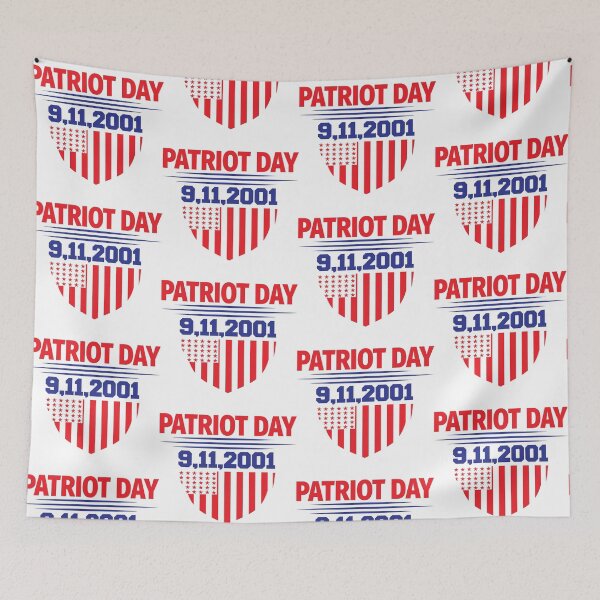 Item preview, Never Forget 9 11 America is Great Patriotism The Patriots Blood is the seed of Freedom Tree America Flag Happy Life Apparel Essential Motivation Inspiration Joy Mood designed and sold by DesignByHeartUK.