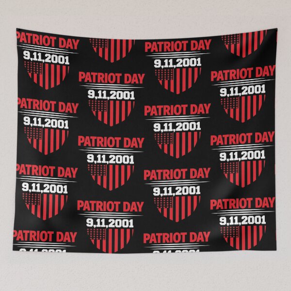 Item preview, Never Forget 9 11 America is Great Patriotism The Patriots Blood is the seed of Freedom Tree America Flag Happy Life Apparel Essential Motivation Inspiration Joy Mood designed and sold by DesignByHeartUK.