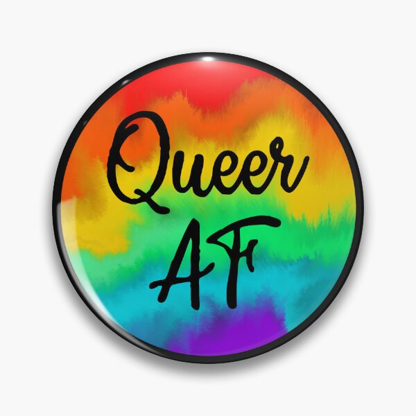 Artikelvorschau, Queer AF entworfen und verkauft von M. Stringer.
