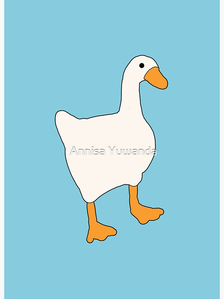 Untitled Valentine Goose - Untitled Goose Game - Posters and Art