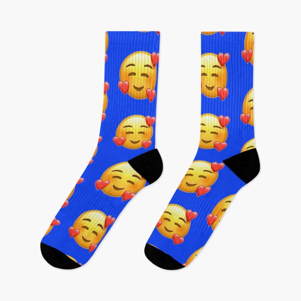 Item preview, Happy smiling emoji yellow and black and red designed and sold by johnrk.