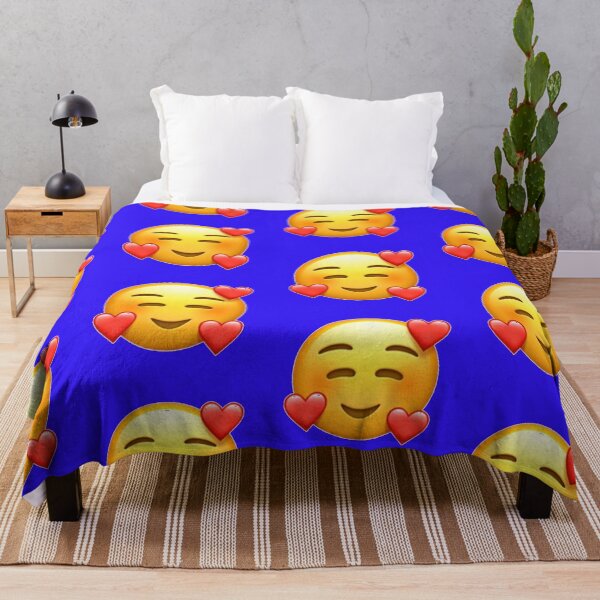 Item preview, Happy smiling emoji yellow and black and red designed and sold by johnrk.
