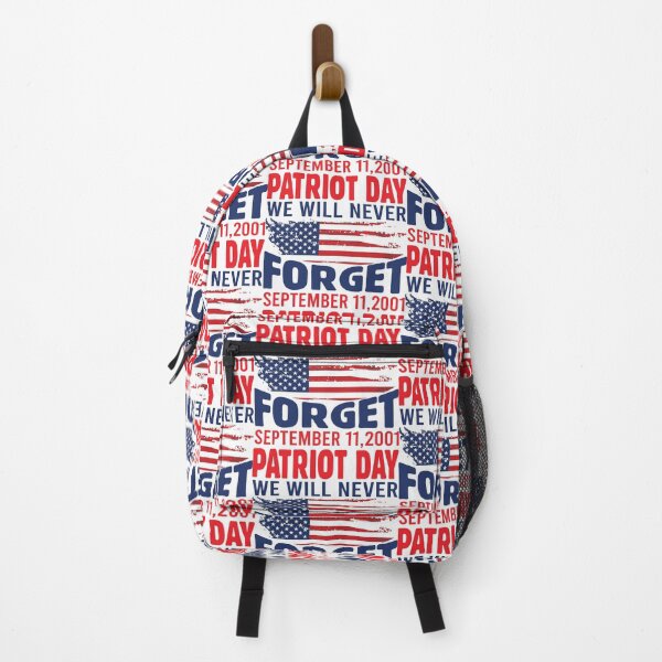 Item preview, Never Forget 9 11 America is Great Patriotism The Patriots Blood is the seed of Freedom Tree America Flag Happy Life Apparel Essential Motivation Inspiration Joy Mood designed and sold by DesignByHeartUK.
