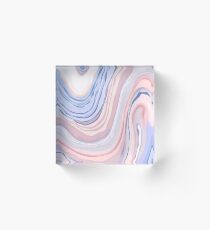 Pastell Marmor Acrylblock