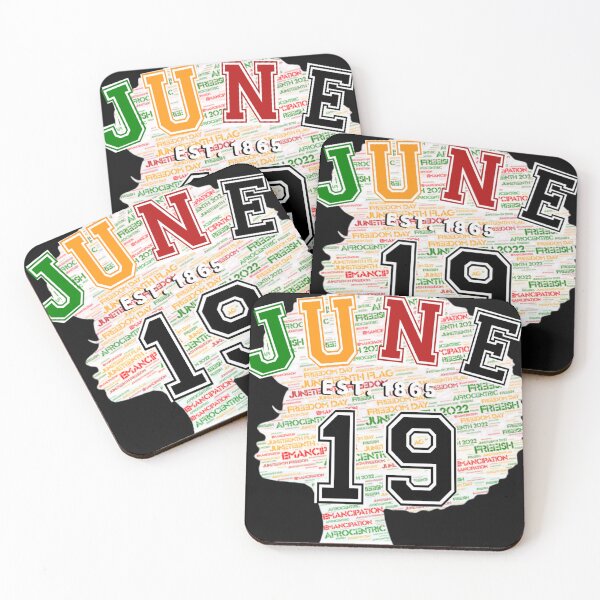 Item preview, Juneteenth 2022 Emancipation Black Power 1865 Black Pride Afro African American designed and sold by InPrintedWord.
