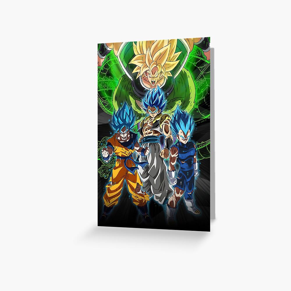 Gogeta Blue vs Broly Greeting Card by Lac Lac